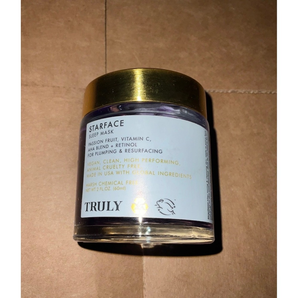 Truly Beauty Starface Sleep Mask AHA Retinol Vitamin C Plumping Resurfacing